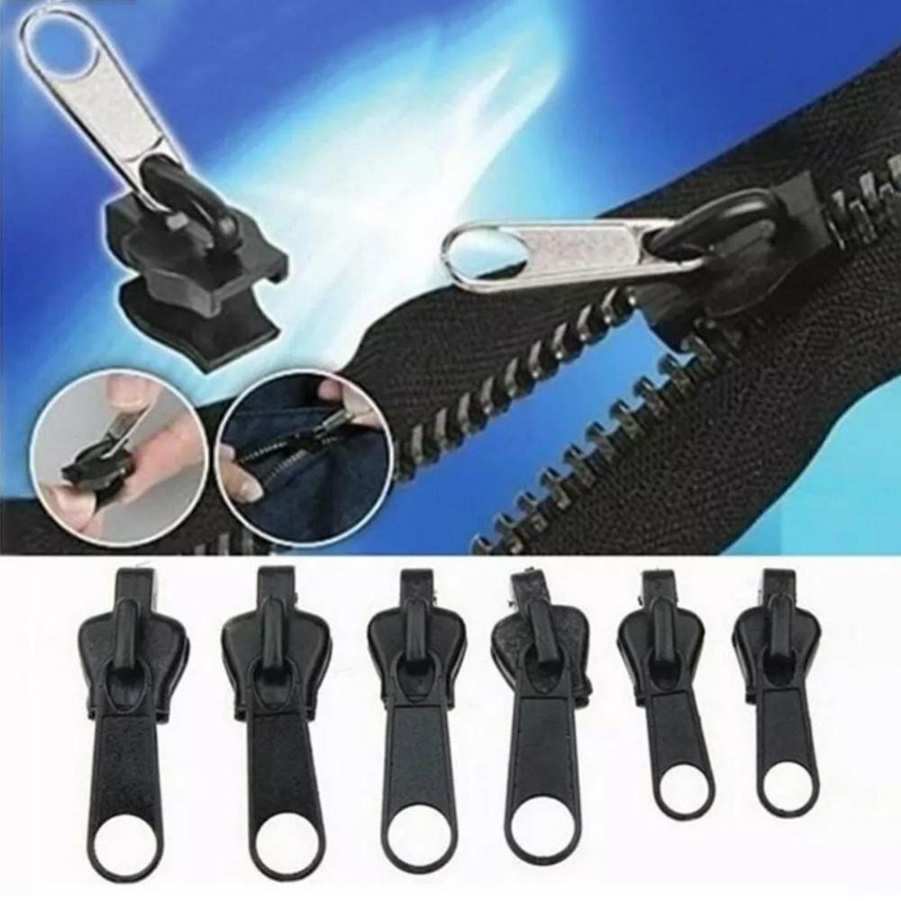 6/12/18pcs Zipper Repair Kit, Detachable Universal Zipper Pulls, Clothes Bags Luggage Replacement Parts, No Tool Needed