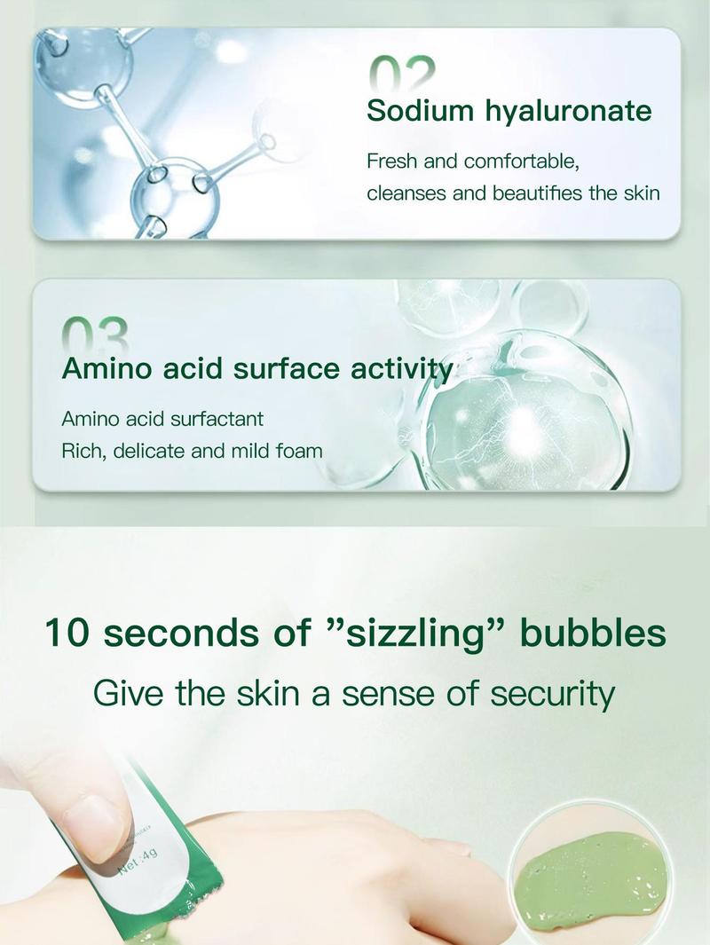 Centella foam facial mask can remove black and control oil, deeply clean facial dirt
