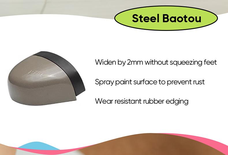 Women's steel-toe sports non-slip work shoes, made of breathable mesh material, with a rotary knob lace system, featuring anti-smashing, anti-piercing, shock-absorbing and wear-resistant properties. Footwear, Closed Girl Safety Boots Cover nurse