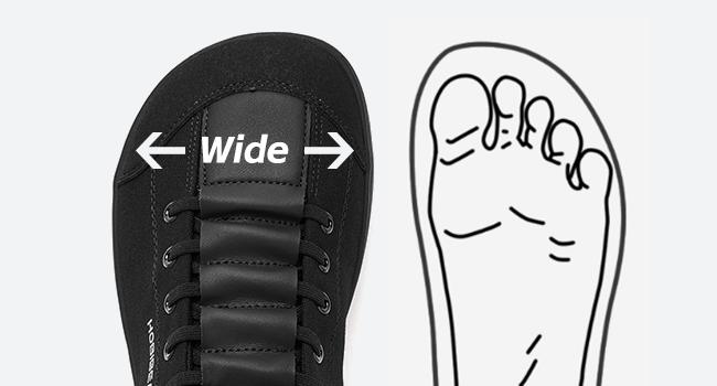 HOBIBEAR Barefoot Minimalist Shoes Womens Mens | Zero Drop | Wide Width Canvas Slip-on Shoes Outdoor Gym Walking Sneakers