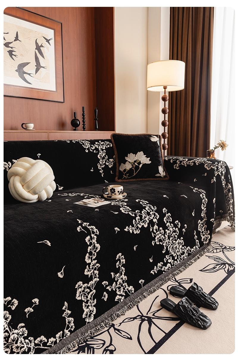 Viral Hit Vintage American Country Style Chenille Sofa Cover & Throw | Soft and Skin-Friendly, Cat Scratch Proof, Universal Home Decor for Living Room, Bedroom & Office | All-Season Pet-Friendly Sofa cover Sofa Couch Covers