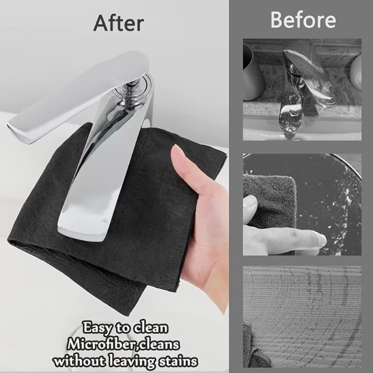 Magic multifunctional seamless scouring pad, thickened high-absorbency special non-watermark towel, lint-free and mark-free polishing, suitable for windows, mirrors, automobiles, kitchens, bathrooms, stainless steel, screens and other scenarios
