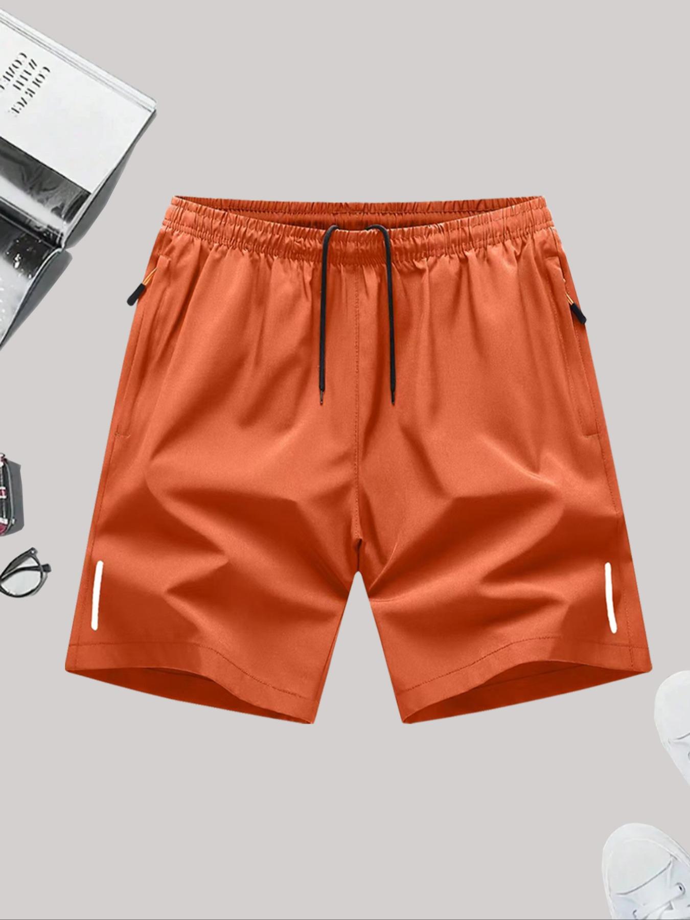Men's Casual Sports Shorts, Quick-Drying Running Fitness Training Breathable Fashion Printed Knee Length Pants
