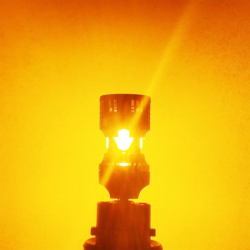 AUXITO 7440 LED Bulb Amber Yellow Turn Signal Light Bulbs, 7443 7444 7441 Auto Bulb With Build-in Load Resistor CANBUS Error Free Pack of 2