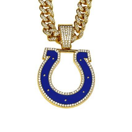 Indianapolis Colts team necklace pendant fan accessory for men and women, versatile style
