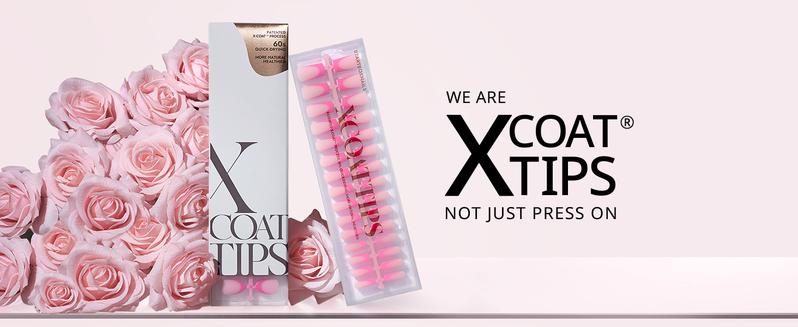 BTArtboxnails XCOATTIPS Press on Nails - 150pcs Pink Short Square or Almond French Tips,Pink Soft Gel False Nail, Soak Off Acrylic Fake Nails Extensions