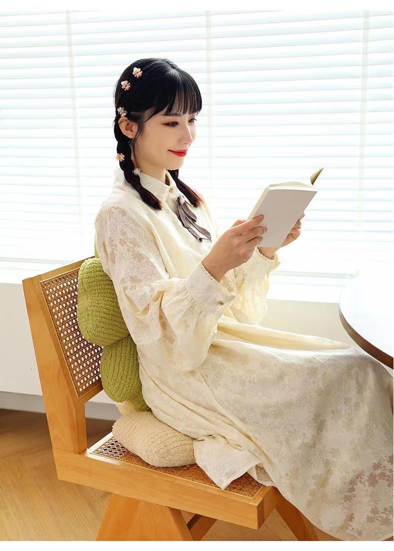 New Breathable Five-petal Flower Cushion Macaron Fresh Home Sofa Decorative Cushion Pillow Dining Table Office Chair Cushion