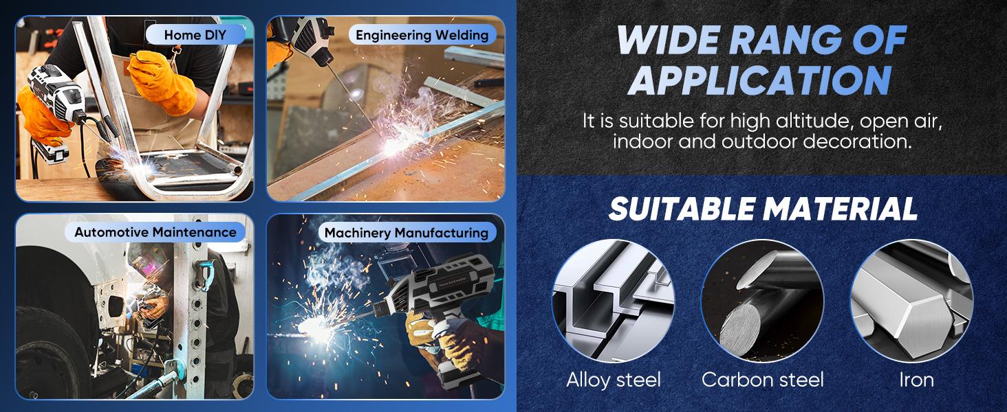 FIRMOAK Portable Electric Welding Machine,110V Portable Welder Handheld with IGBT Inverter 5 Variable Current Adjustment,Portable ARC Welder Gun, Fits for 3/32" Wire Rods Gift for Thanksgiving,Christmas,New Year FIRMOAK Portable Electric Welding Machine,110V Portable Welder Handheld with IGBT Inverter 5 Variable Current Adjustment,Portable ARC Welder Gun, Fits for 3/32" Wire Rods Gift for Thanksgiving,Christmas,New Year