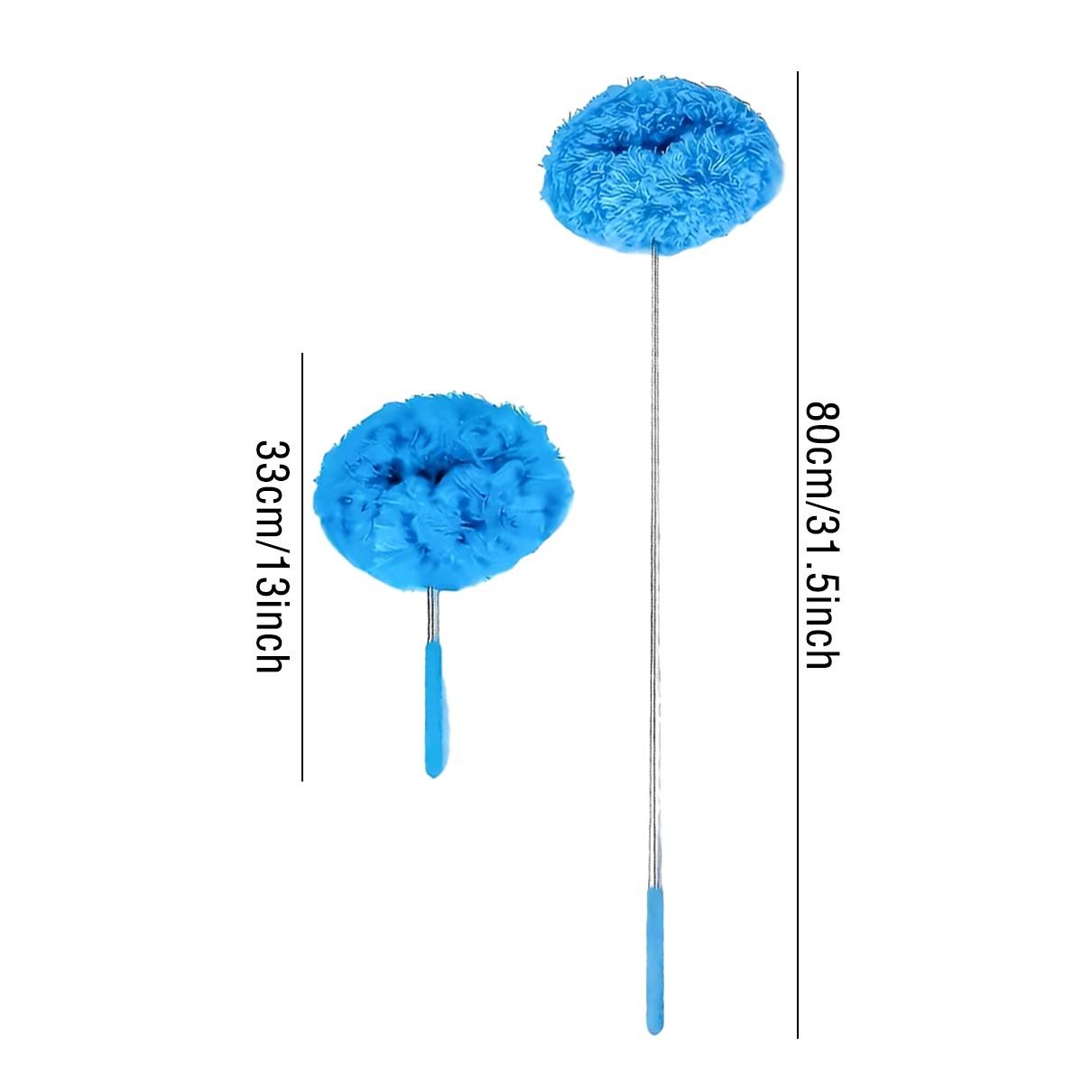 Expandable Dust Cleaning Brush with Extendable Handle, Multisurface Dusters, Compact Design for Home Office Car Interior, Lightweight Portable for Narrow Spaces