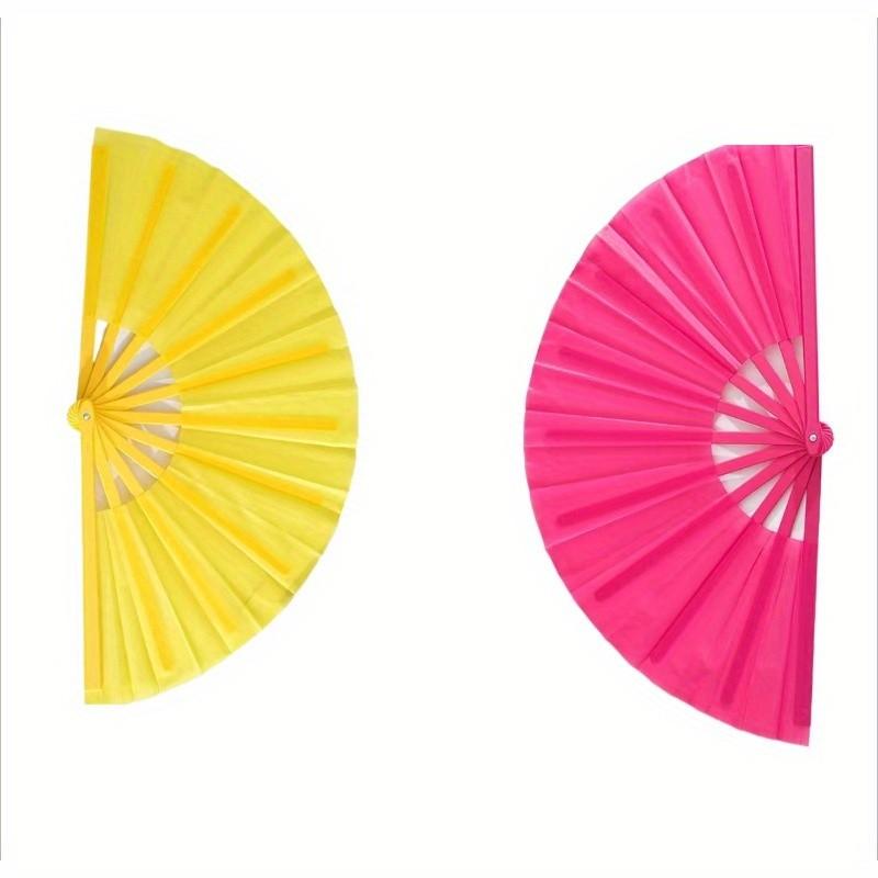 13 Inch Large Rave Fan, Popping Fan Clacking Fans for Line Dancing ...