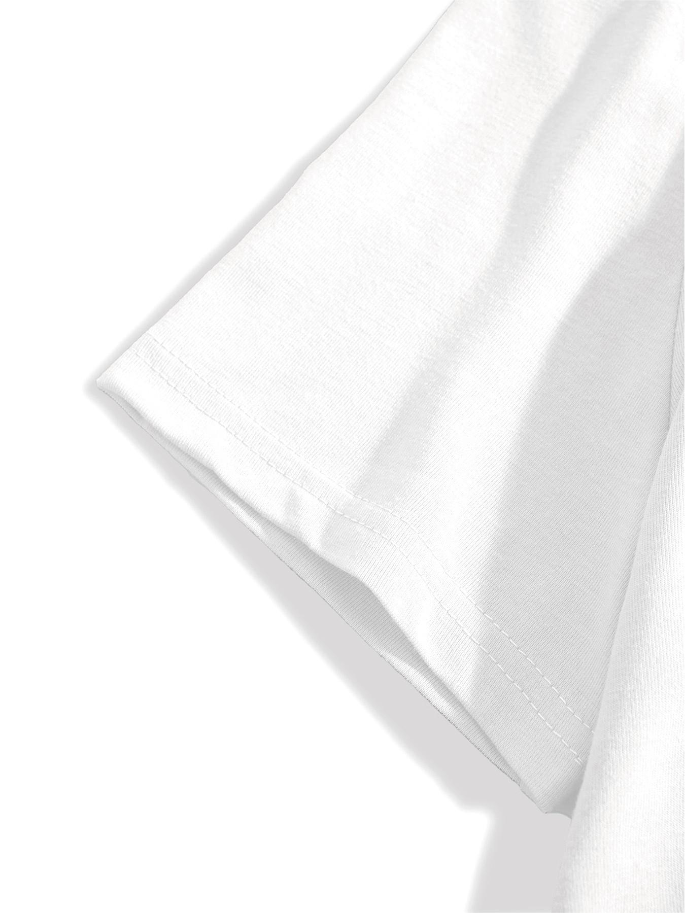 4 Pack Unisex Multi-Color Dumbbell Graphic Prints T-Shirts, Casual Crew Neck Short Sleeve Tops for Men and Women Daily Outings and Fitness