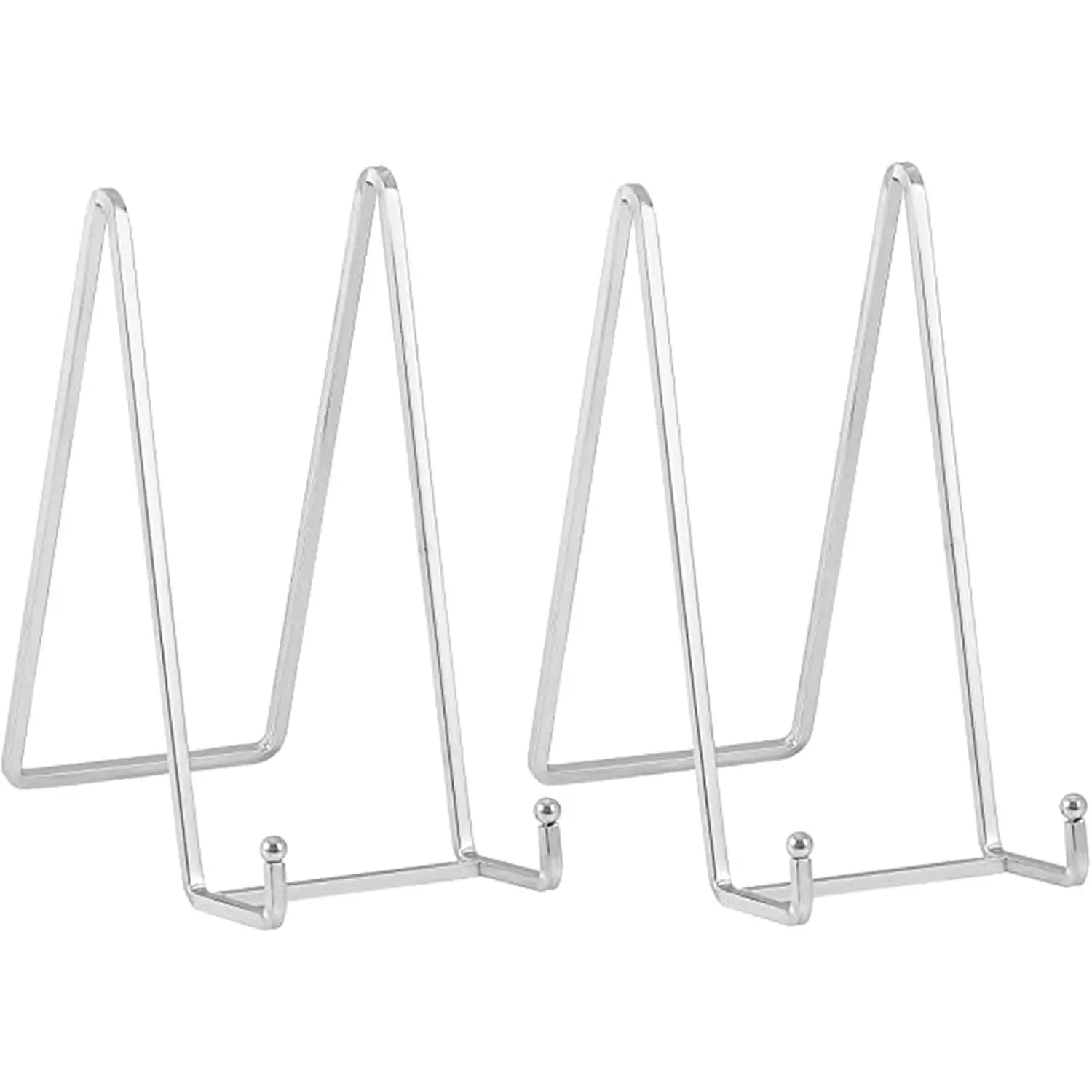 Plate Holder Easel Display Stand - 8 inch Metal Plate Stands for Display - Tabletop Picture Stand -  Iron Easels for Display Pictures | Photo Frames | Book | Decorative Plates | Plaque -2 Pack