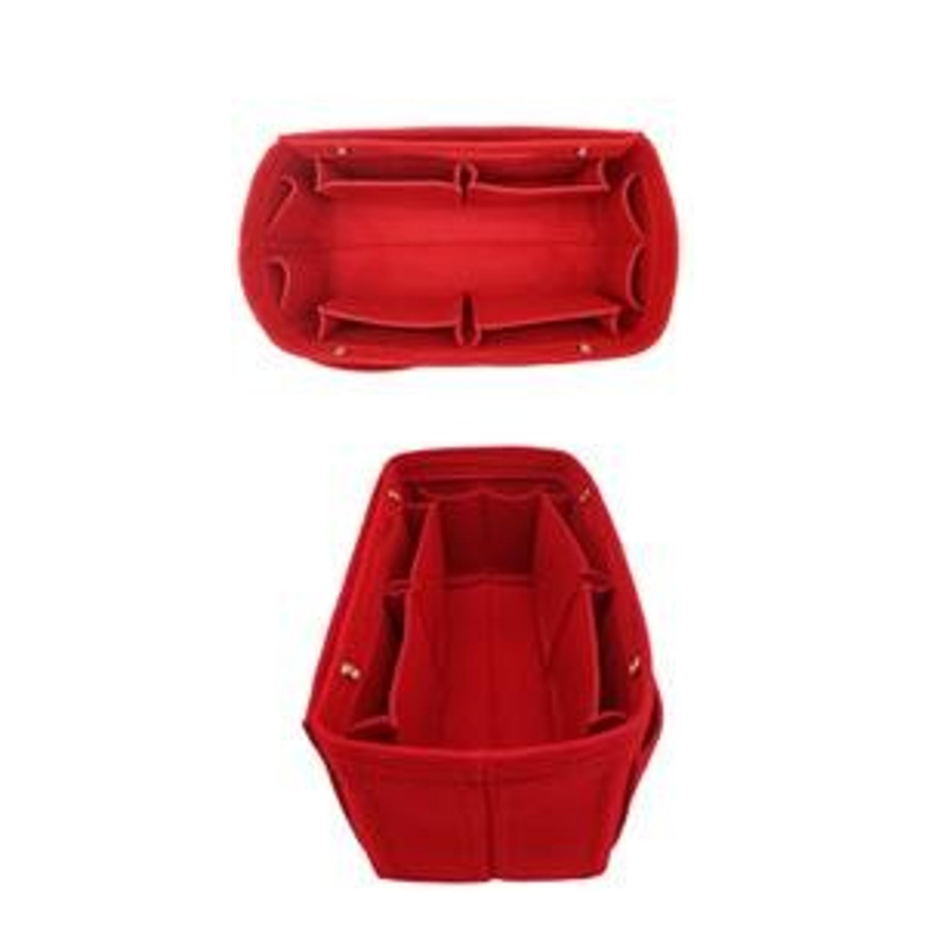 Felt Purse Organizer Insert with Zipper Pocket, Tote Shaper and Dividers, 5 Sizes for Speedy Neverfull PM MM and Similar Totes