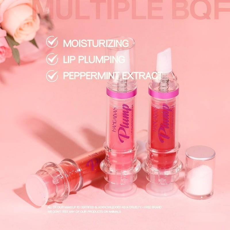 Handaiyan Moisturizing Lip Gloss, Mirror Finish Transparent Lip Jelly, Glass Lip Glue Waterproof Long-Lasting, Enhances Lips Naturally