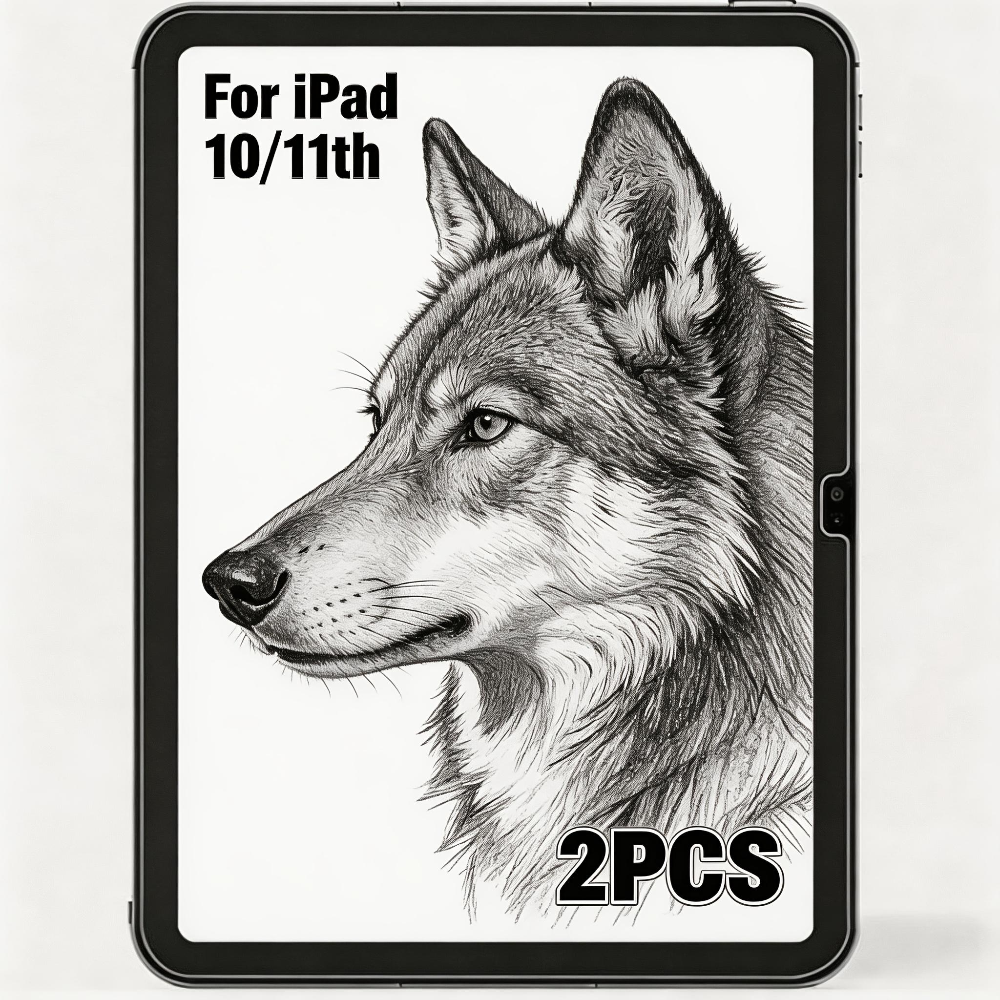 2pcs Screen Protector for iPad 10th/11th A16, 2.5D Arc Edge Design, Anti-Fingerprint, Clear Display Protection for Home Office Dorm