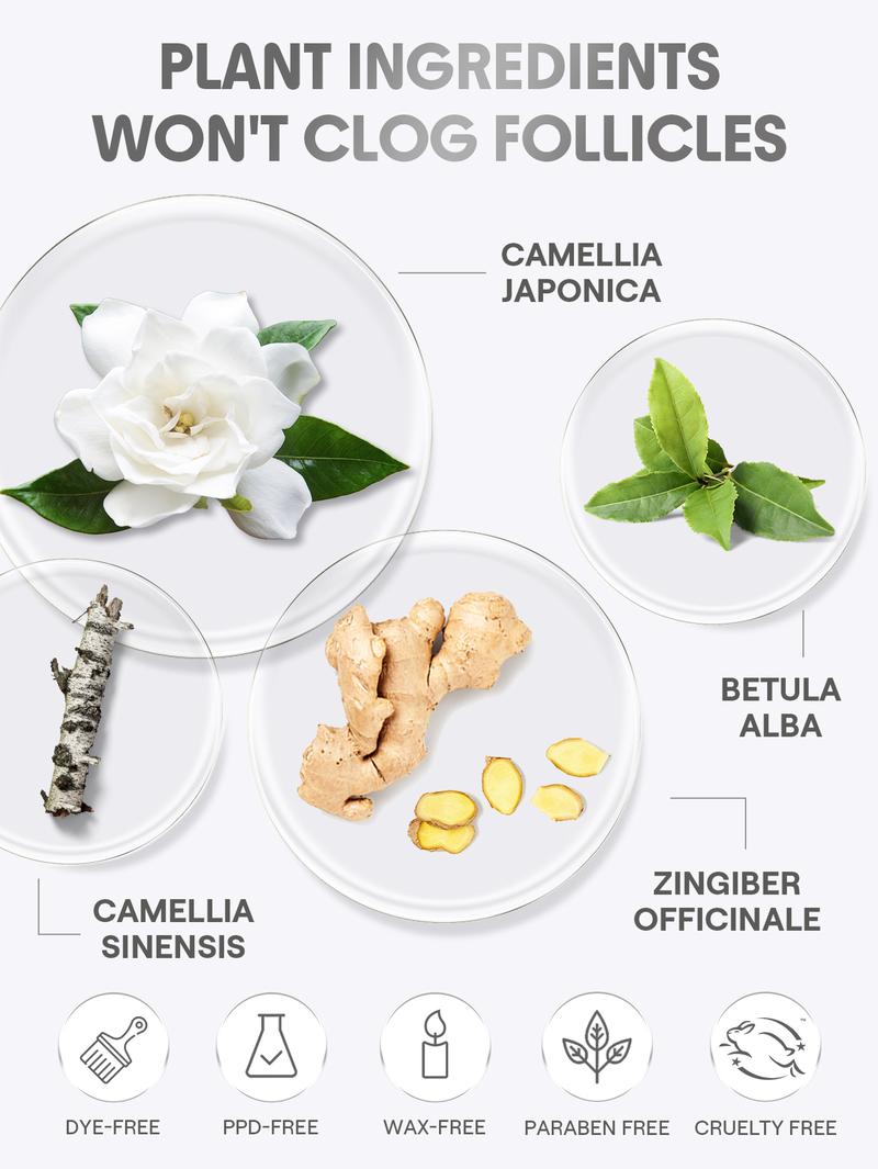 SHEGLAM HAIR Fix & Fill Hairline Powder-Spice,4-IN-1 Hairline Powder Stick For Hairline,Parted Hair,Contour Powder And Brow Powder,Quick Fix For Sparse Hairline,Hair Shadow Powder,Root Touch Up Hair Powder,Long-Lasting Results