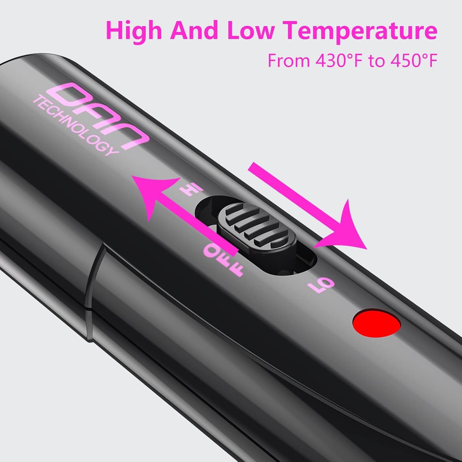 Ceramic Pressing Comb Mini Straightener for Lace Front Wigs and Black Women's Hair, Dual Voltage with 450 ° F Fast Heating