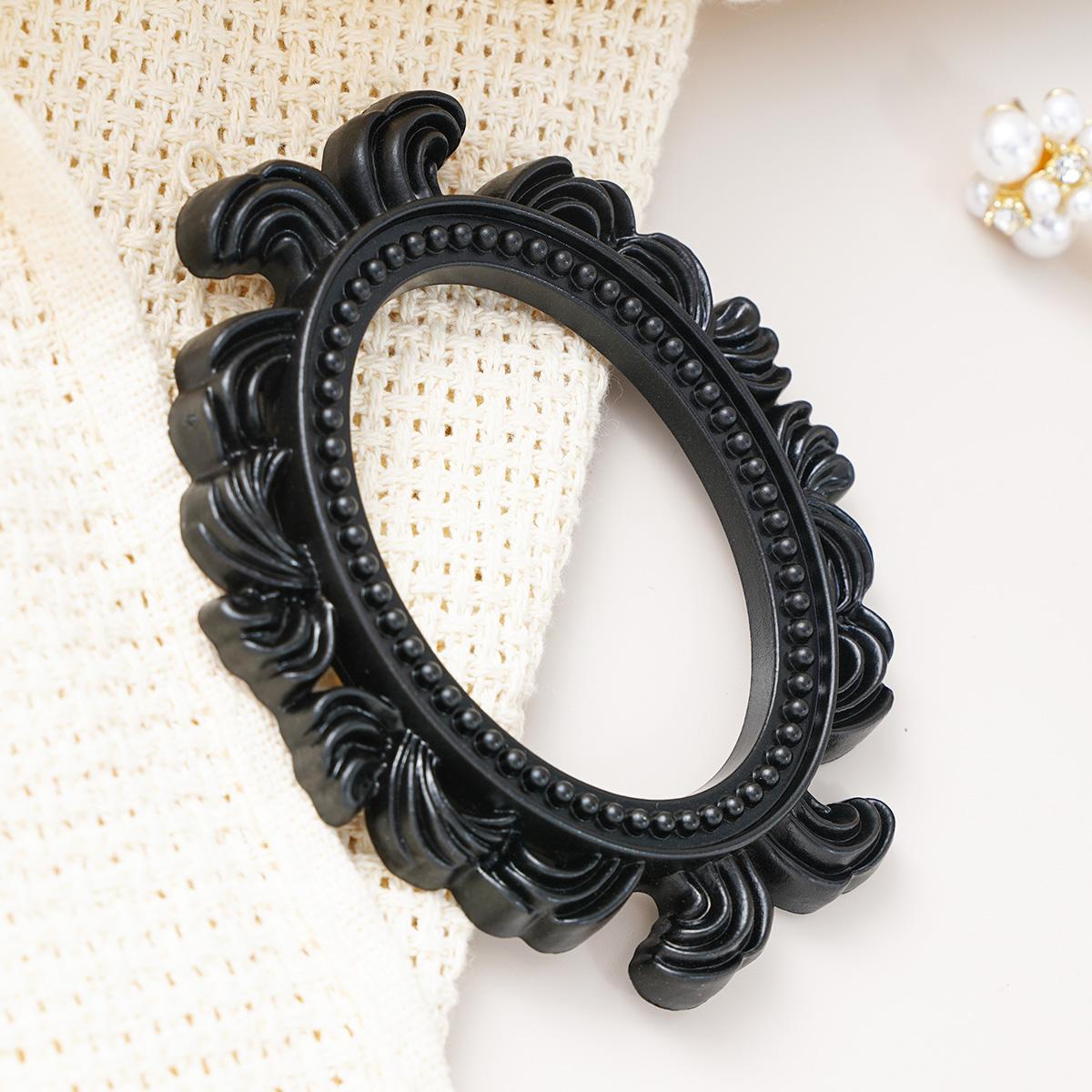 French Mini 3D Floral Frame Decor, Resin DIY Ornament, Perfect for Jewelry Photography, Wedding Seating Cards, Party Decorations