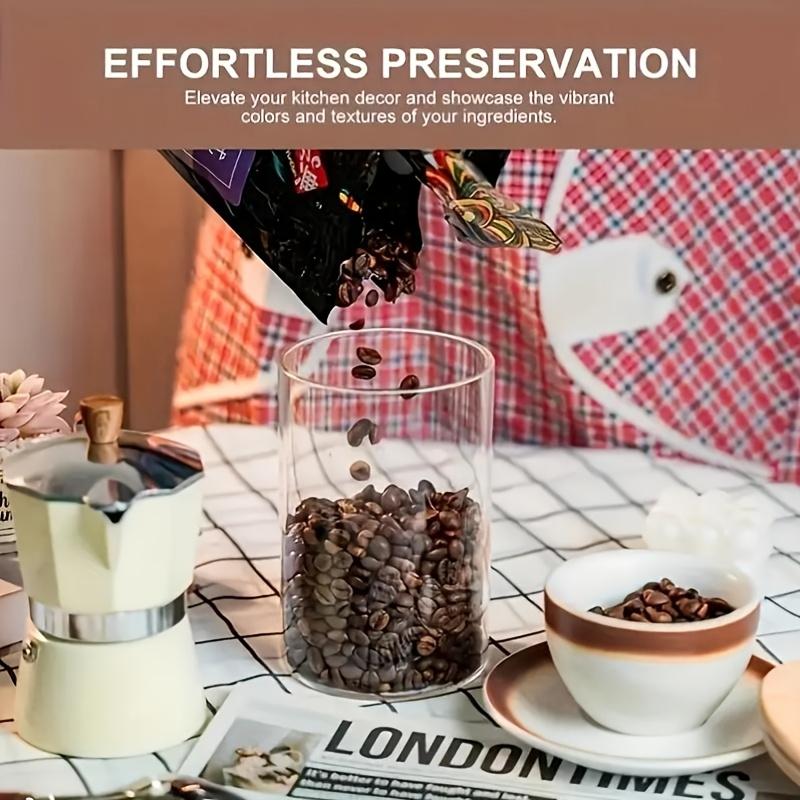 10 glass storage tanks, spice tanks, storage containers and display bottles made of high borosilicate materials. The complete packaging of pearl cotton ensures the transportation safety.