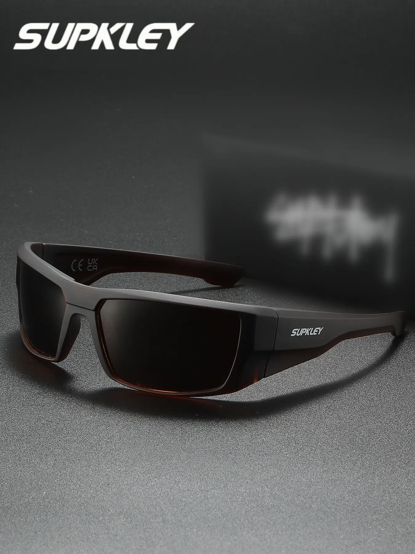 SUPKLEY Look Sharp, Stay Protected, Upgrade Your Accessory Game With These Outdoor Polarized Sports Sunglasses, Hiking Sunglasses, Sporty Eyewear, Ideal For The Gym, Hike, Or Cruising Around Town