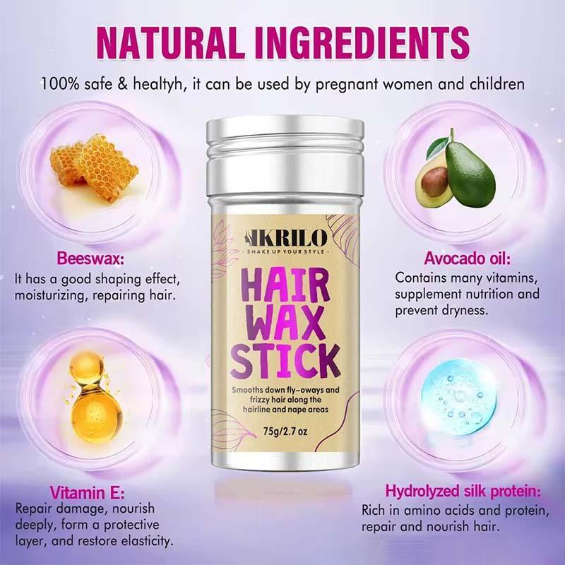 Hair Wax Stick, Hair Styling Wax Stick, Smooths Hair Wax Stick, Professional Hair Styling Product Haircare For Women & Men