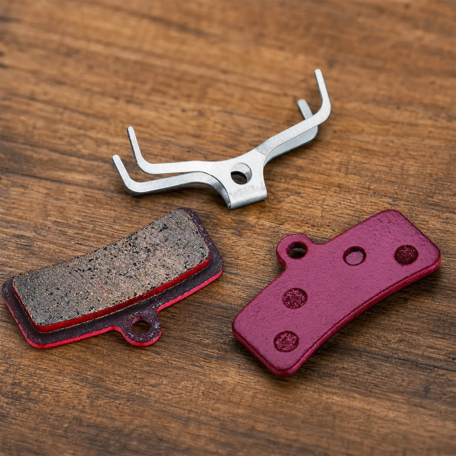 Performance 4-Piston Bicycle Brake Pads | One Pair | Compatible with All 4-Piston Brakes | Caliper Spring Included