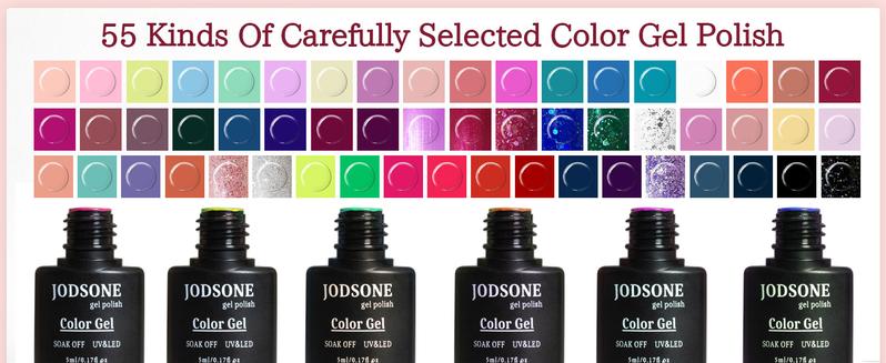 JODSONE Gel Nail Polish Kit 60 PCS with U V Light Soak off Base Top Coat Gel Polish 55 Shine Colors Gel Nail Kit Bright and Dark Brown Wine Red Series Manicure Set for Women and Girls JODSONE Gel Nail Polish Kit 60 PCS with U V Light Soak off Base Top Coat Gel Polish 55 Shine Colors Gel Nail Kit Bright and Dark Brown Wine Red Series Manicure Set for Women and Girls