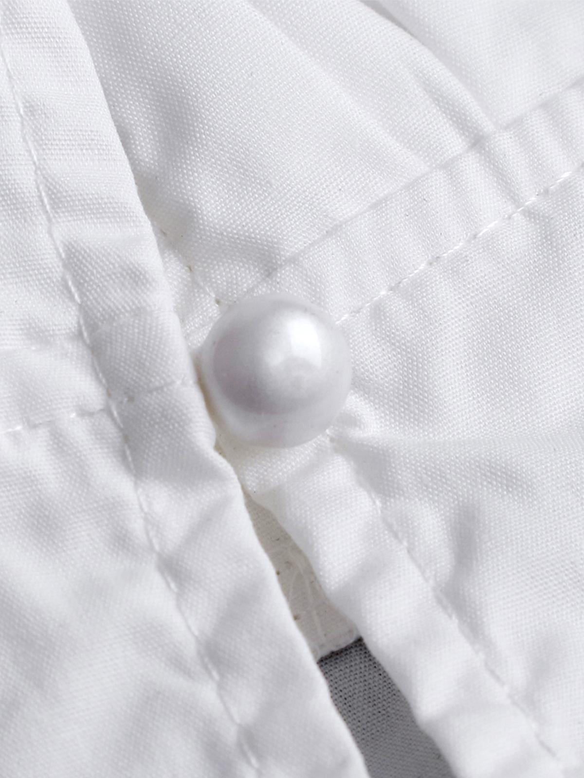 White detachable collar Simulated Collar For Decorating Cotton Jacquard European Lace Half Collar Shirt Dickey Collar fakes Collar Shirt For Women
