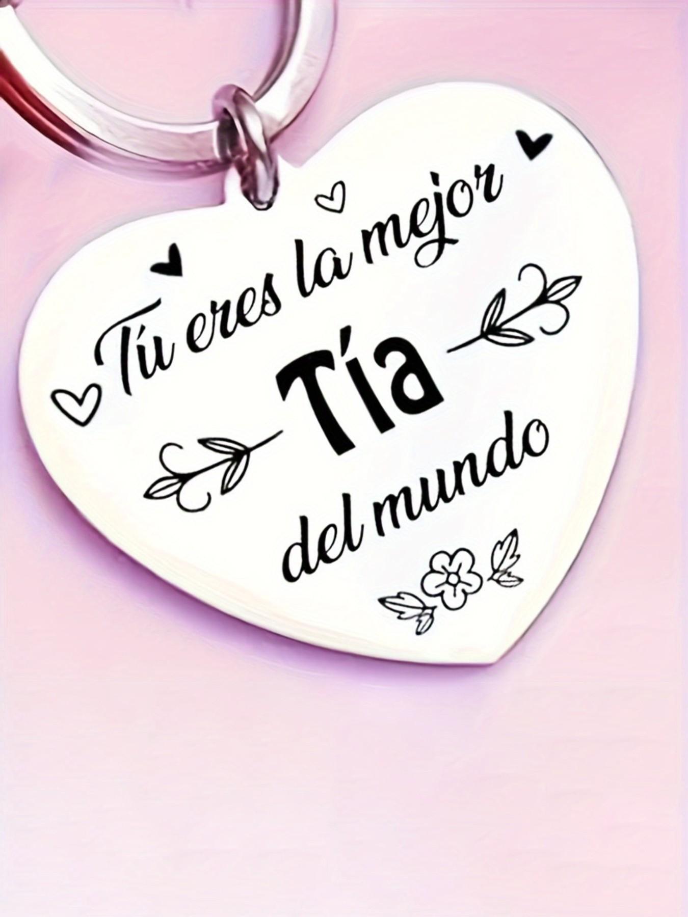 Simple Stainless Steel Keychain, Heart Letter Pendant, Silver Color Key Ring, Ideal Gift for Bags, Backpacks, Unisex Accessory