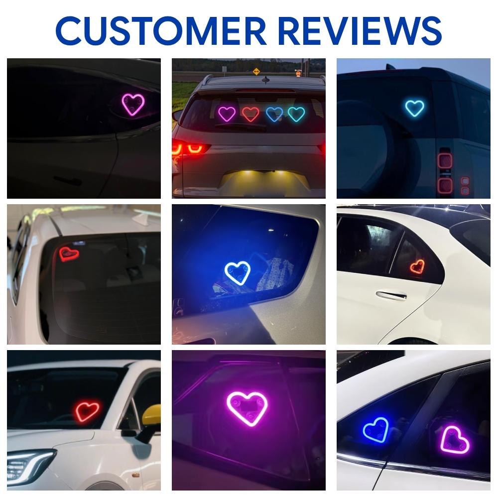 Solar Powered LED Heart Shape Decorative Atmosphere Light, Led Mood Light, Suction Cup Design, Supports USB Charging, Perfect for Home Decoration