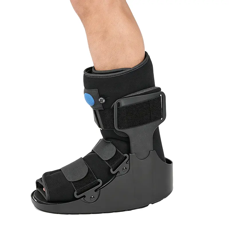 Short Inflatable Air Walker Boot, Orthopedic Walking Boot for Sprained Ankle & Achilles Discomfort, Support Walking Boot for Foot Injury Post‑Injury Recovery