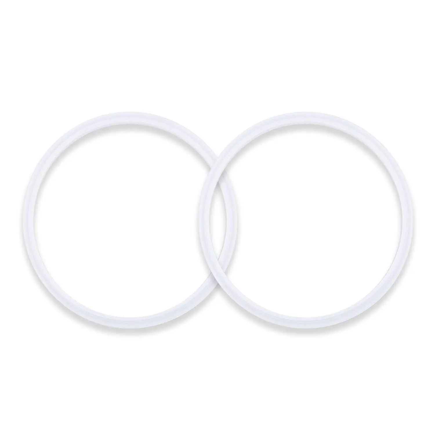2-Pack Sausage Stuffer Gasket Replacement, 4.83-inch Food-Grade Silicone O-Ring Seal for 3L 5L 7L Vertical & Horizontal Sausage Makers, Compatible with VEVOR