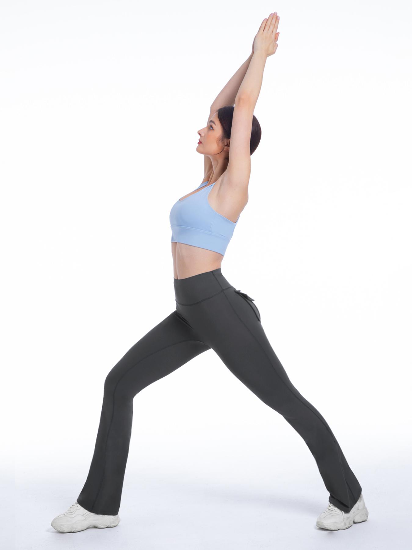 3PCS Women's Flared Leggings with Pockets Women's Flared Sweatpants Fitness Leggings Butt Lifting Fitness Yoga Leggings Track Pants Grey Sweatpants Women Streetwear Exercise Pants Activewear Outdoor(3-Piece Combination) 3PCS Women's Flared Leggings with Pockets Women's Flared Sweatpants Fitness Leggings Butt Lifting Fitness Yoga Leggings Track Pants Grey Sweatpants Women Streetwear Exercise Pants Activewear Outdoor(3-Piece Combination)