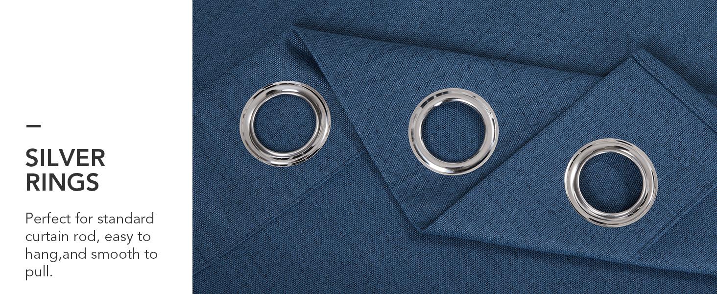 Deconovo 100% Blackout Curtains (2 Panels) - Thermal Insulated, Soundproof, Heavy-Duty, Cold-Proof Drapes for Living Room & Bedroom Deconovo 100% Blackout Curtains (2 Panels) - Thermal Insulated, Soundproof, Heavy-Duty, Cold-Proof Drapes for Living Room & Bedroom