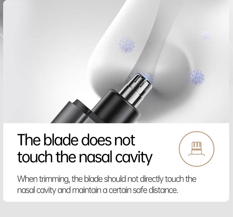 Product Introduction of WPBB Electric Nose Hair Trimmer,Professional Painless Eyebrow & Facial Hair Trimmer for Men Women,Led Display Nose Clipper,Nose and Ear Hair Trimmer Travel,Easy to Clean,Gifts for Men Women 6