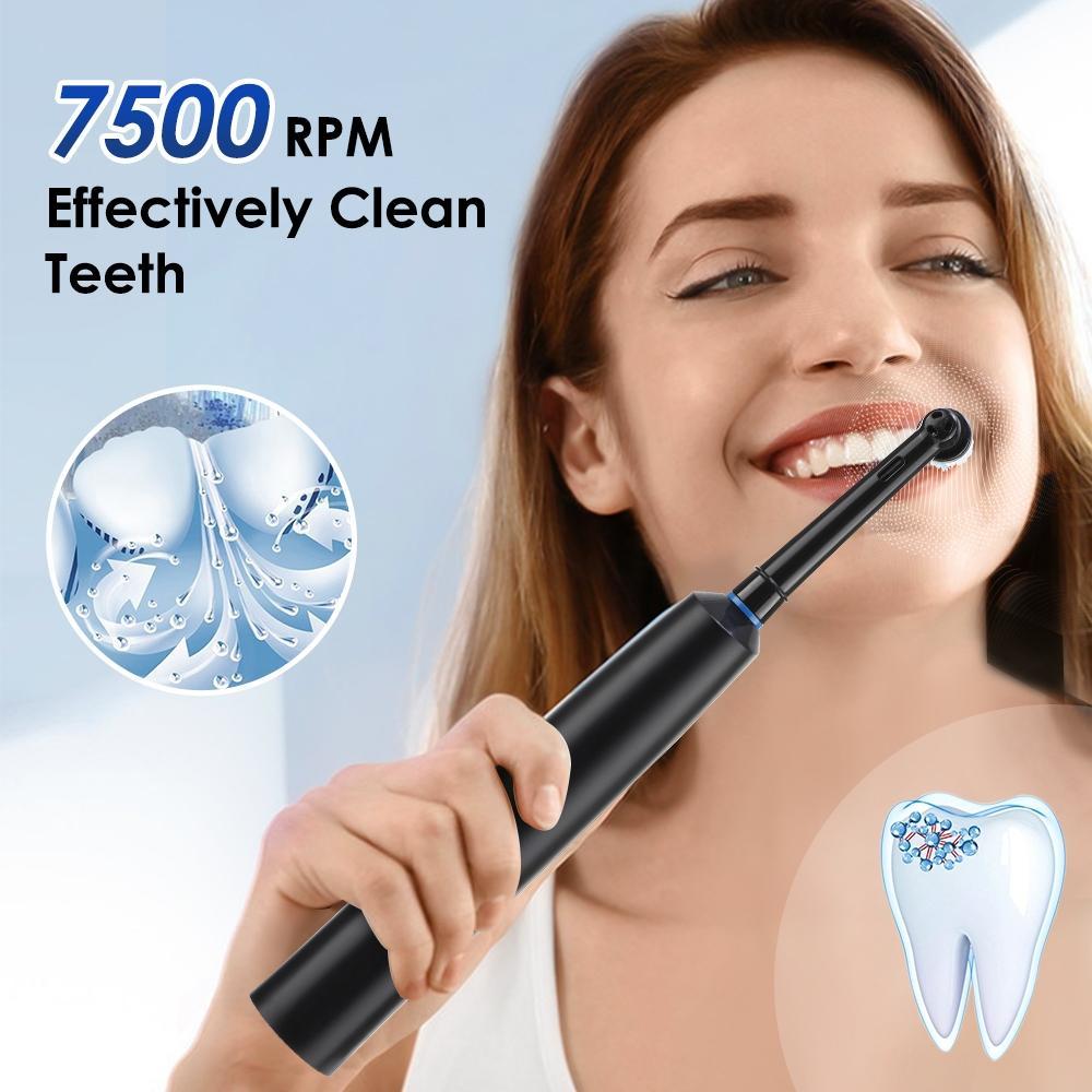 Rotating Sonic Electric Toothbrush with Multiple Modes, 8 Brush Heads, Deep Cleaning, Soft Multi-Layer Rotation, Ipx7 Waterproof