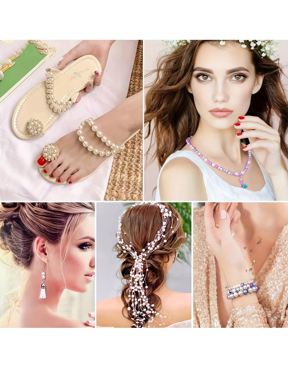 Handmade Jewelry Making Kit, Ideal for Bracelets, Necklaces, Keychains, Craft Accessories, Fashion Gift Set, All Seasons Casual Style