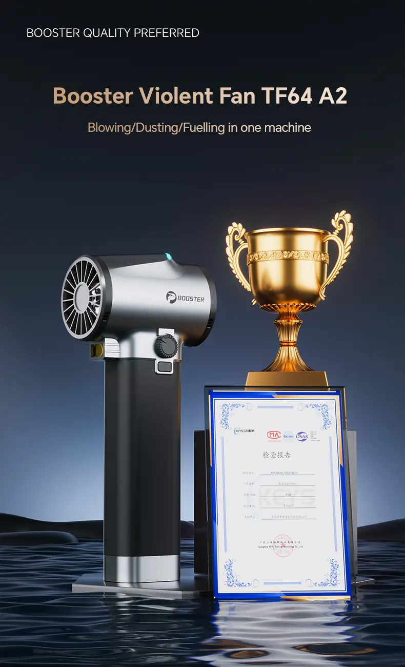 Booster Tf64A2 Rechargeable Violent Turbo fan Car Dryer Blower