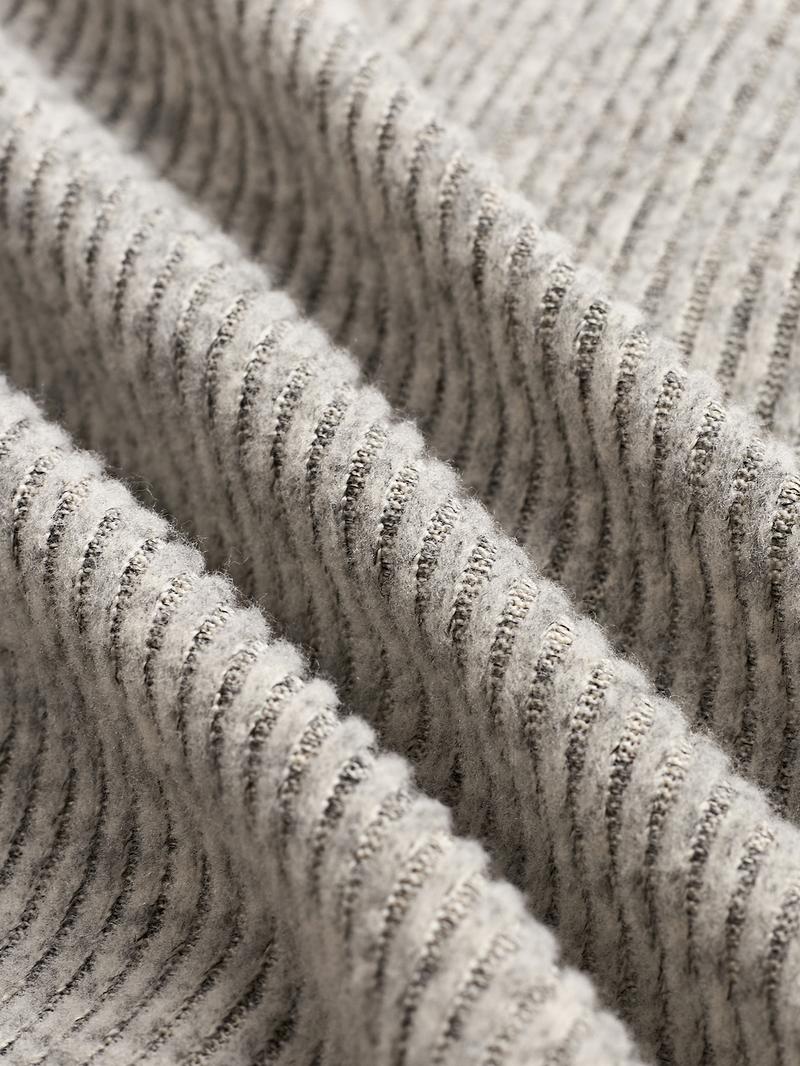 Women's Elegant Ribbed Knit Button-Front Long Sleeve Top, Casual Elegant Fitted Design in Medium-Weight Fabric for All-Season Wear