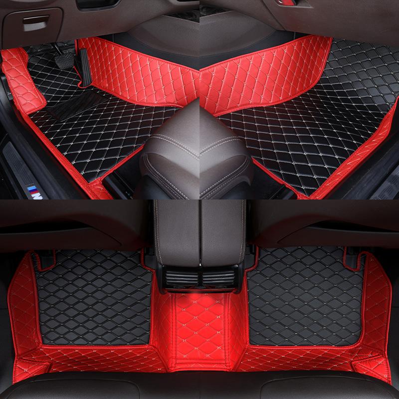 LHD PU Leather Car Floor Mats For Camaro 2010~2015 Carpets Rug Foot Pads interior Accessories detachable specialized leather mats, waterproof and thickened easy-to-clean mats, dirt-proof protection for car interior items, not for sale in the UK