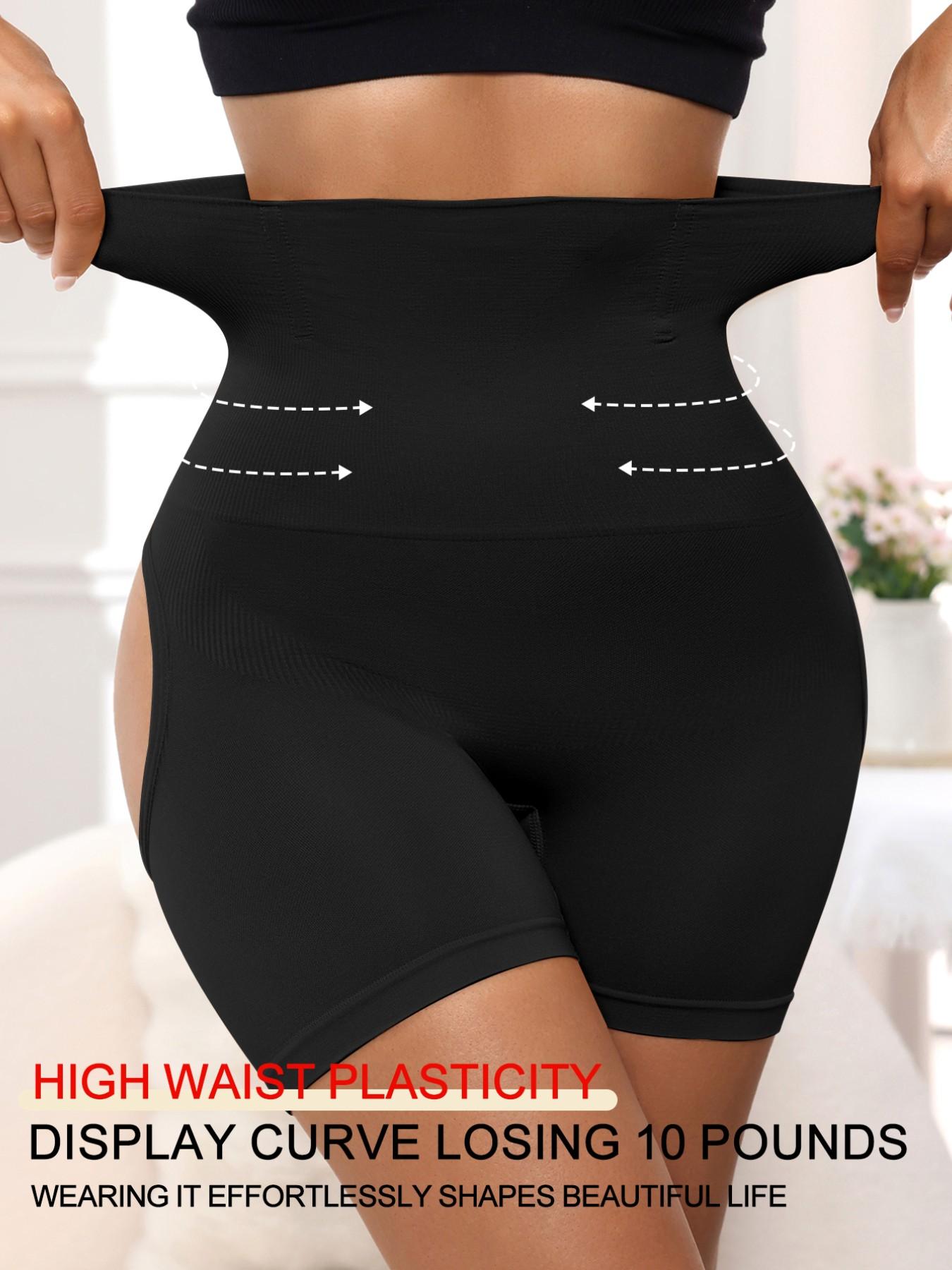 High Waist Seamless Shaping Underwear, Tummy Control Design, Women's Body Shaper Panties, Flat Belly Effect, Butt Lifting Slimming Pants