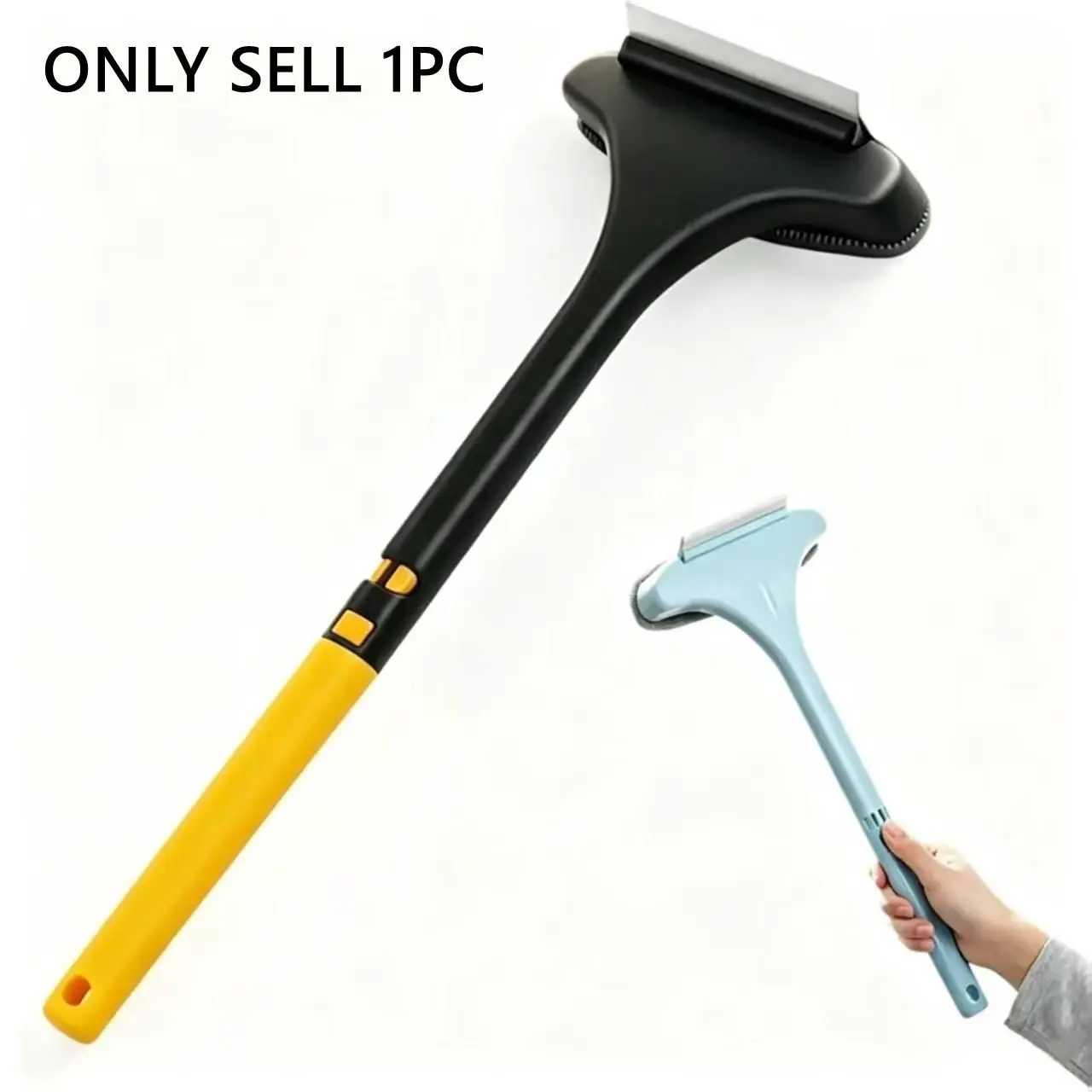 Window Screen Cleaning Brush, 2026 Upgrade Dual-Function Tool with Household Squeegee, Multi-Purpose Mesh Cleaner for Porch, Door, and Entryway, Cleaning Supplies