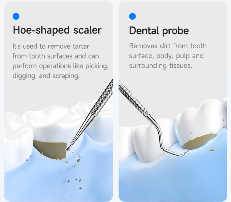 MDLIKE Plaque/Tartar Remover for Teeth, Dental Calculus Remover Teeth Cleaning Kit with LED Light & 5 Adjustable Modes Tartar Remover-Cleansing Mouth Care Father's Day Gift Long Battery Life Waterproof Oral MDLIKE Plaque/Tartar Remover for Teeth, Dental Calculus Remover Teeth Cleaning Kit with LED Light & 5 Adjustable Modes Tartar Remover-Cleansing Mouth Care Father's Day Gift Long Battery Life Waterproof Oral