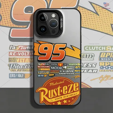 Rust Racing Shockproof Cellphone Casing - Protective Accessories for iPhone 17 AIR, 17, 16, 15 MAX, 14 PLUS, 13, 12, 11, XS MAX, X, XR & Samsung Galaxy S26 Ultra, S25 Ultra, S24, S23, S22 Plus