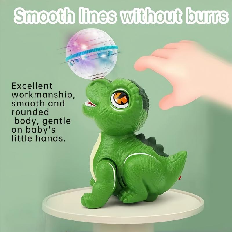 5pcs Electric Elephant Toys with Lights Music and Rotating Ball, Dancing Crawling Interactive Baby Learning Toy, Party Gift