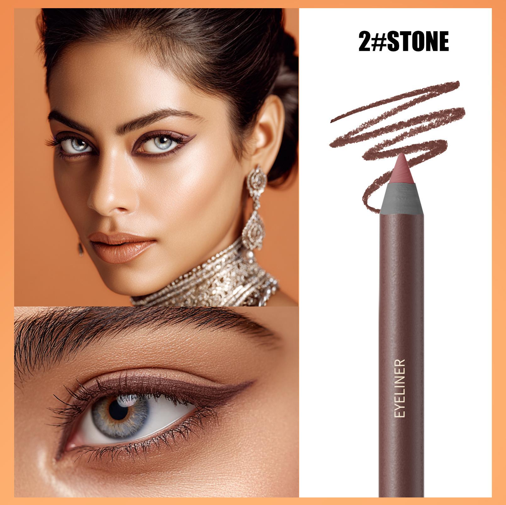 24-hour waterproof eyeliner, retractable eyeliner, smooth eyeliner gel pen