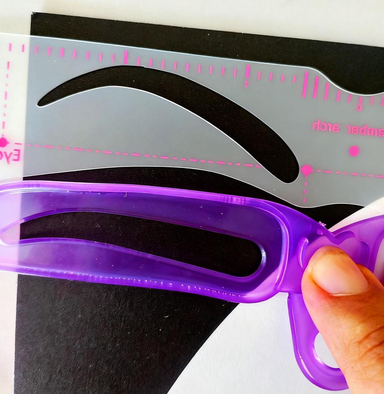 8 Set Eyebrow Template Stencil Makeup Tools Eyebrow Shaping Perfect Brows,Set of Eyebrow tools for Beauty Make Up Tools,Eyebrow Shaping Tools Make UP Aids