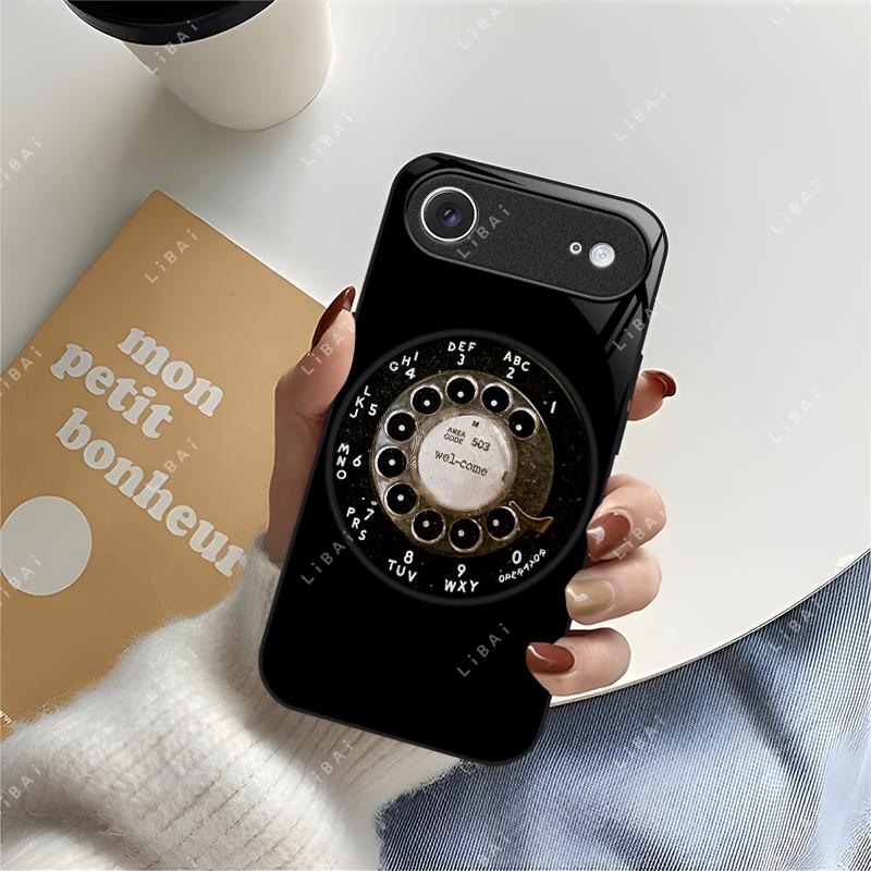 Suitable for [iPhone 17 Air] High-end phone case🤩, featuring a vintage rotary dial pattern🥰✨, with a high-end, stylish, and minimalist design，drop-resistant, affordably priced，fingerprint-resistant  995