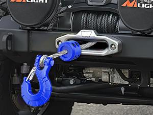 Nilight Forged Steel Winch Hook 3/8" Grade 70 Safety Latch Winch Cable Hook Stopper & Clevis Slip Hook Sets, Included Allen Wrench,Max 35,000 lbs Heavy Duty Synthetic Rope Nilight Forged Steel Winch Hook 3/8" Grade 70 Safety Latch Winch Cable Hook Stopper & Clevis Slip Hook Sets, Included Allen Wrench,Max 35,000 lbs Heavy Duty Synthetic Rope