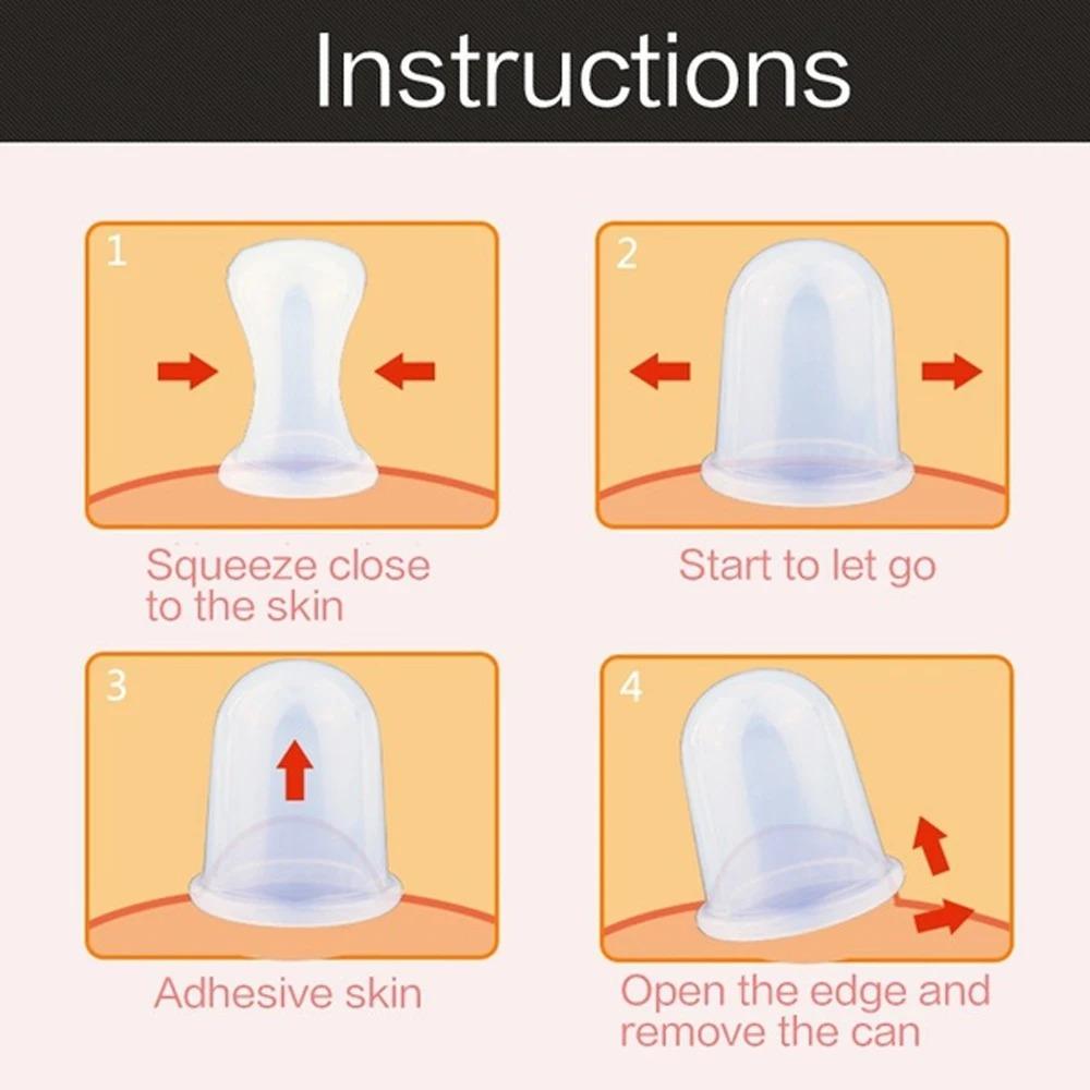 Mini Silicone Cupping Set for Face, Neck, Back & Eye Massage. Portable Suction Cups Tool for Muscle Relief, Improve Circulation, Ease Tension. Home Therapy, Deep Relaxation, Easy to Use.